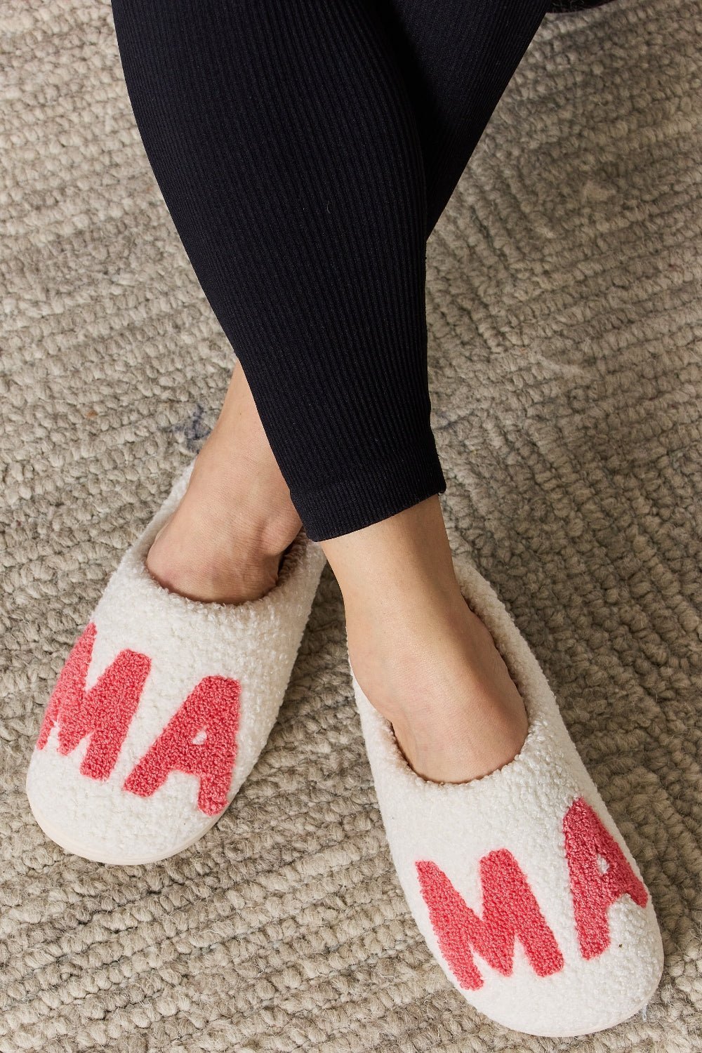 "Hey MAMA" Slippers - Honey Dreams Boutique