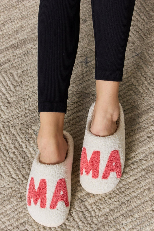 "Hey MAMA" Slippers - Honey Dreams Boutique