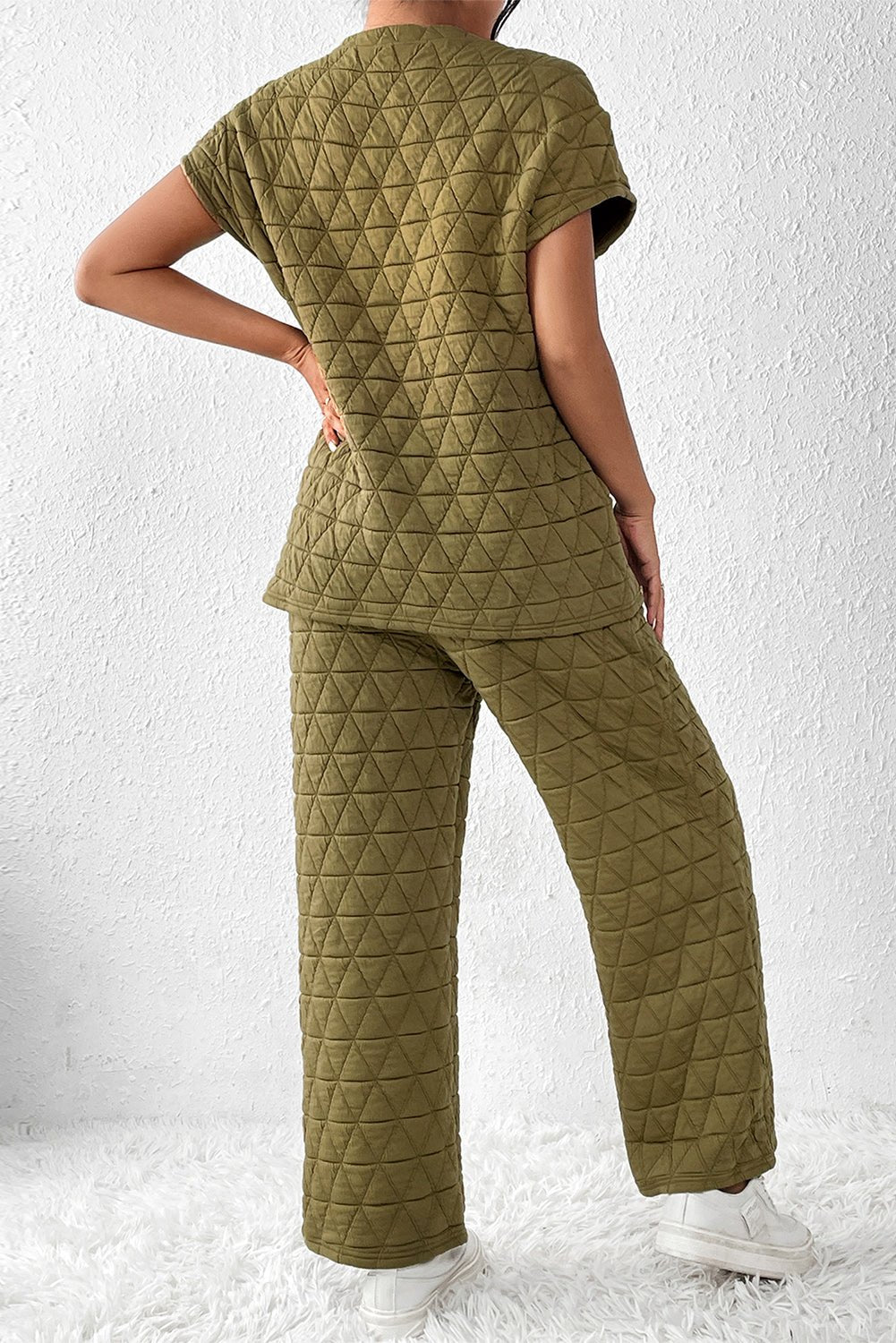 "Quilted" Lounge Set - Honey Dreams Boutique